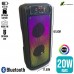 Caixa de Som Bluetooth 20W RGB KTS-1600 X-Cell - Preta